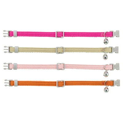 Trixie Kattenhalsband Katoenlook Assorti halsbanden lijnen nylon 20-30x1 cm