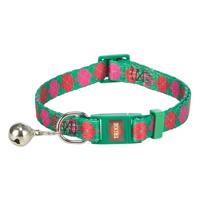 Trixie Kattenhalsband Flower Power Assorti halsbanden lijnen nylon 19-31x1 cm