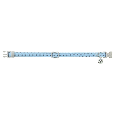 Trixie Kattenhalsband Stippen Motief Blauw halsbanden lijnen nylon 20-30x1 cm