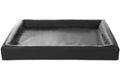 BIA BED KUNSTLEER HOES HONDENMAND ZWART BIA-7 120X100X15 CM