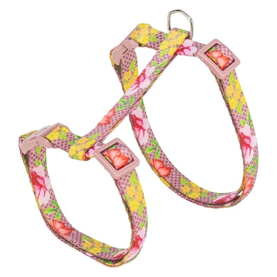 Trixie Kattentuigje Met Riem Bloemen Motief Assorti halsbanden lijnen overig 27-45x1 cm