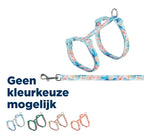 Trixie Kattentuigje Met Riem Flower Power Motief Assorti halsbanden lijnen overig 35-59x1,3 cm