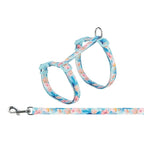 Trixie Kattentuigje Met Riem Flower Power Motief Assorti halsbanden lijnen overig 35-59x1,3 cm