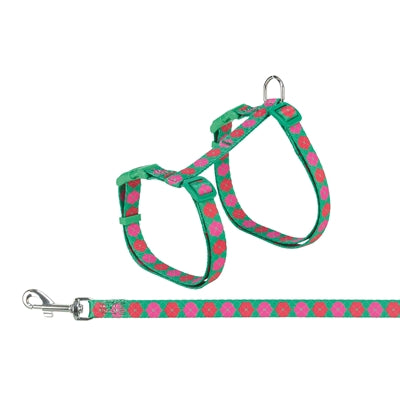 Trixie Kattentuigje Met Riem Flower Power Motief Assorti halsbanden lijnen overig 35-59x1,3 cm