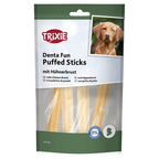 Trixie Denta Fun Puffed Sticks Met Kippenborst hondensnacks kauwsnack 40 gr