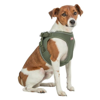 Trixie Hondentuig Urbanvest Mesh Olijfgroen hondenhalsband hondenriem