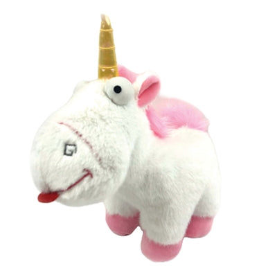 Minions so Fluffy Unicorn Pluche Wit hondenspeelgoed 19,8x7,4x15,2 cm
