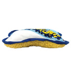 Minions Canvas Bot Met Piep Blauw / Wit hondenspeelgoed 21x14,2x5 cm