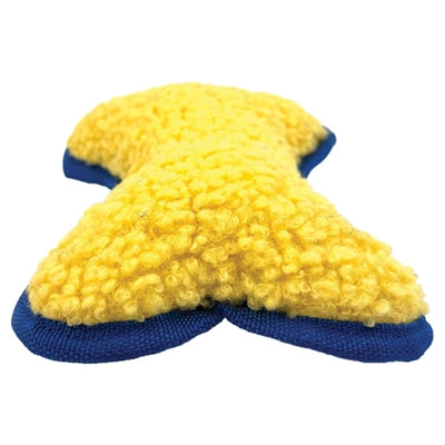 Minions Canvas Bot Met Piep Blauw / Wit hondenspeelgoed 21x14,2x5 cm
