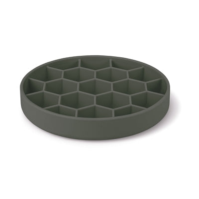 Zolux Voebrak Hond Slow Feed Met Zuignappen Silicone Grijs voerbak