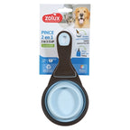 Zolux Voerschep 2 in 1 Schep / Afsluitklem Silicone voerbak hond