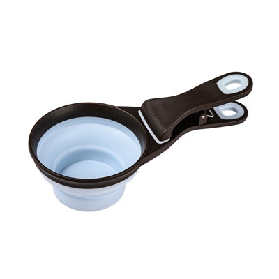 Zolux Voerschep 2 in 1 Schep / Afsluitklem Silicone voerbak hond