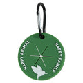 Zolux Poepzakhouder Haak Groen hondenpoepzakjes 6x6X0,5 cm