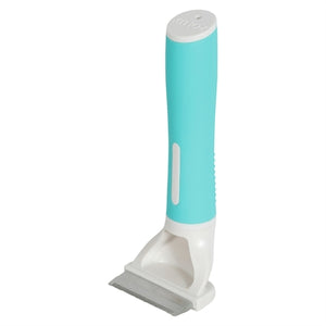 Zolux Anah Carding Super Brush Puppy Blauw / Wit hondenborstel 5x5,5x14,5 cm