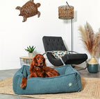 Zolux Hondenmamd Toscane Hoekig Gerecyclede Vulling Blauw hondenmand