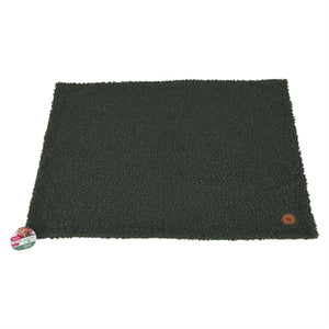 Zolux Hondendeken Billy Polykatoen Badstof Hoekig Groen hondenmand 100x70x2 cm