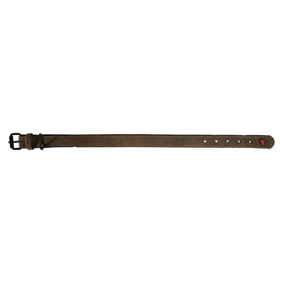 Zolux Expert Halsband Hond Premium Leer / Neopreen Bruin hondenhalsband hondenriem