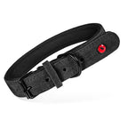 Zolux Expert Halsband Hond Premium Leer / Neopreen Zwart hondenhalsband hondenriem