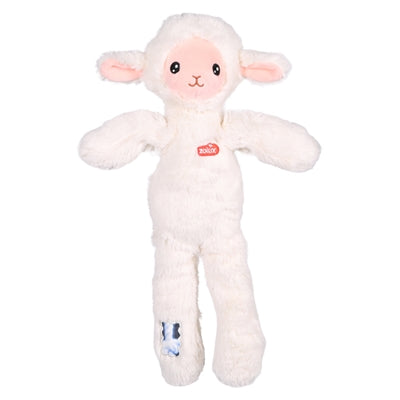 Zolux Furry Farm Schaap Lenny Pluche Met Touw Wit hondenspeelgoed