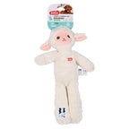 Zolux Furry Farm Schaap Lenny Pluche Met Touw Wit hondenspeelgoed