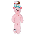 Zolux Furry Farm Varken Jason Pluche Met Touw Roze hondenspeelgoed