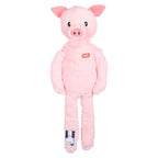 Zolux Furry Farm Varken Jason Pluche Met Touw Roze hondenspeelgoed