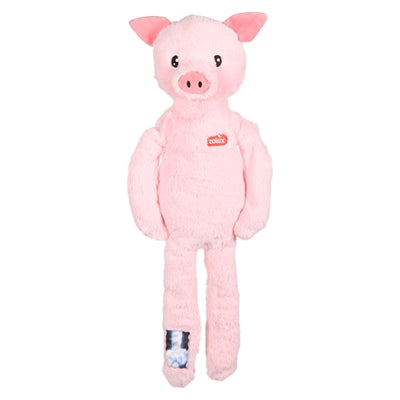 Zolux Furry Farm Varken Jason Pluche Met Touw Roze hondenspeelgoed