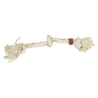 Zolux Flostouw Leather Touch 3 Knopen hondenspeelgoed 43,5x6X6 cm