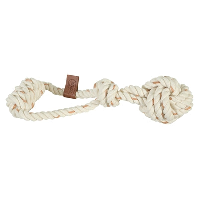 Zolux Flostouw Met Touwbal Leather Touch hondenspeelgoed 28,5x10x7 cm