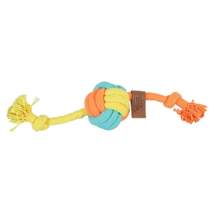 Zolux Flostouw Twist Met Touwbal Meerkleurig hondenspeelgoed 29x6X6 cm