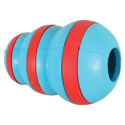 Zolux Treat Cone Rubber Lichtblauw / Rood hondenspeelgoed 7x7X10 cm
