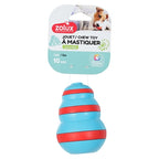 Zolux Treat Cone Rubber Lichtblauw / Rood hondenspeelgoed 7x7X10 cm