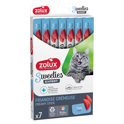 Zolux Sweeties Expert Creamy Stick Tonijn kattensnacks zacht