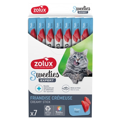 Zolux Sweeties Expert Creamy Stick Tonijn kattensnacks zacht