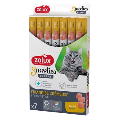 Zolux Sweeties Expert Creamy Stick Kip hondensnacks zacht