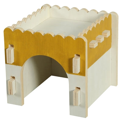 Zolux Knaaghuis Cosy Hamster / Rat / Muis Hout knaagdierspeelgoed 17,5x14x15 cm