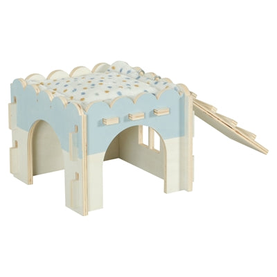 Zolux Knaaghuis Cosy Cavia Hout knaagdierspeelgoed 21x21x16 cm