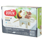 Zolux Knaaghuis Cosy Cavia Hout knaagdierspeelgoed 21x21x16 cm