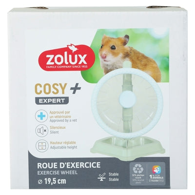Zolux Looprad Cosy Geruisloos op Standaard Kunststof knaagdierspeelgoed