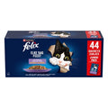 Felix Pouch Elke Dag Feest in Gelei Mix Box Tonijn / Zalm / Rund / Kip kattenvoer natvoer 44x85 gr
