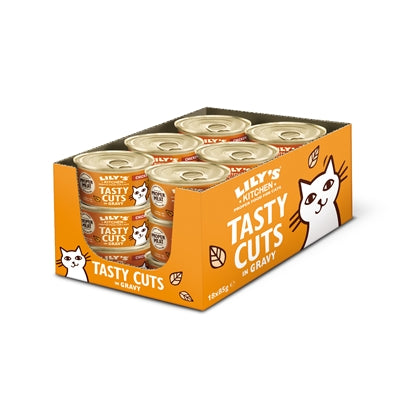 Lily's Kitchen Simply Chicken Tasty Cuts in Gravy kattenvoer natvoer 18x85 gr