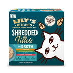 Lily's Kitchen Shredded Fillets Multipack kattenvoer natvoer 8x70 gr