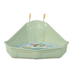 Zolux Hoektoilet Knaagdier Groen knaagdiertoilet 41,5x34,5x19 cm