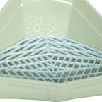 Zolux Hoektoilet Knaagdier Groen knaagdiertoilet 41,5x34,5x19 cm