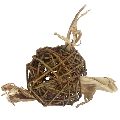 HAPPY PET SPEELBAL WILG NATURE FIRST 9,5X9,5X9,5 CM