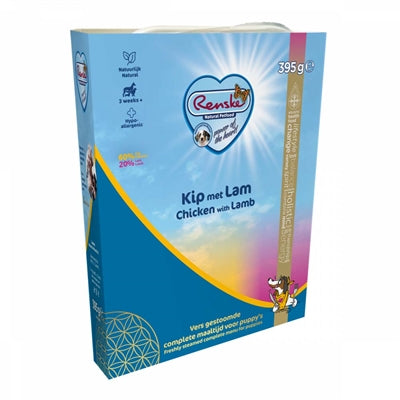 RENSKE VERS VLEES PUPPY KIP / LAM 10X395 GR