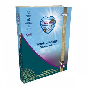 Renske Vers Vlees Eend / Konijn hondenvoer natvoer 10x395 gr