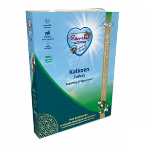 Renske Vers Vlees Kalkoen Graanvrij hondenvoer natvoer 10x395 gr