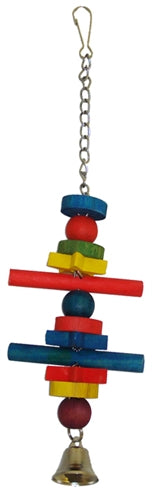 Happy Pet Vogelspeeltje Shootingstar Hout vogelspeelgoed 31x8X3 cm