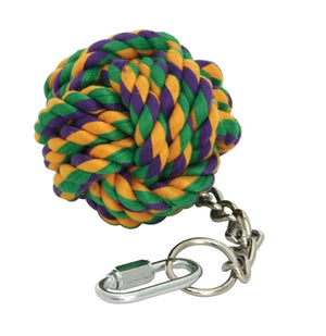 Happy Pet Touwbal Aan Ketting Vogel vogelspeelgoed 23x6,5x6,5 cm